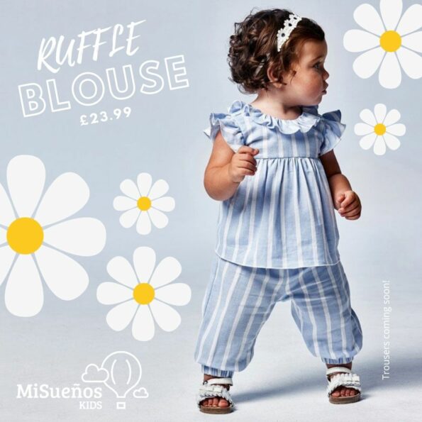 Mayoral Baby Girl Blouse. How to step into Summer with MiSueños & Mayoral!